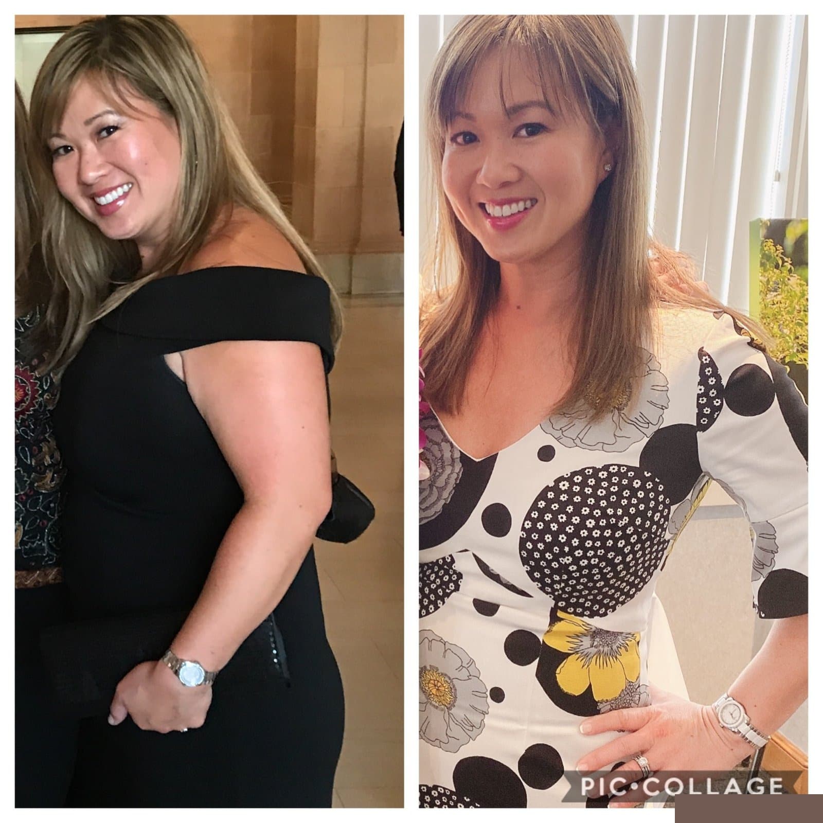 Lauren, Health Optimizer 360 patient, before and after